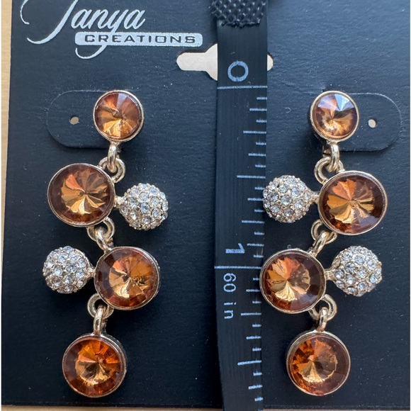 High-End Department Store Designer One of Kind Statement Earrings - Picture 5 of 8